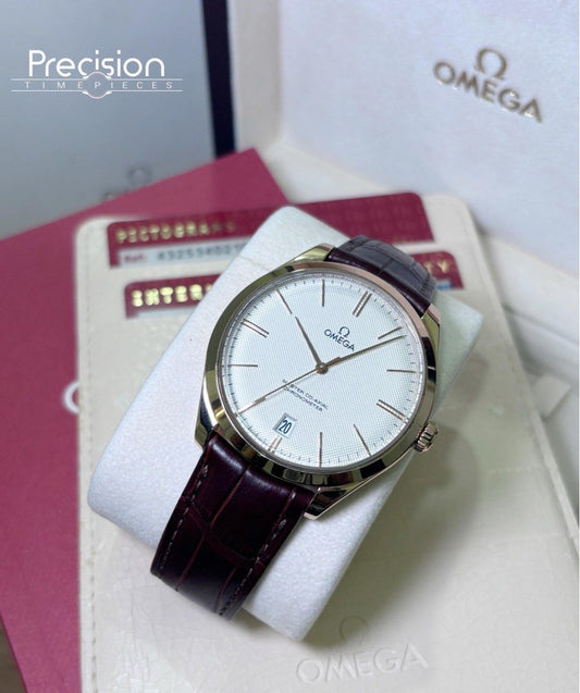 Omega De Ville Tresor 18K Rose Gold Master Co-Axial 40mm Full Set