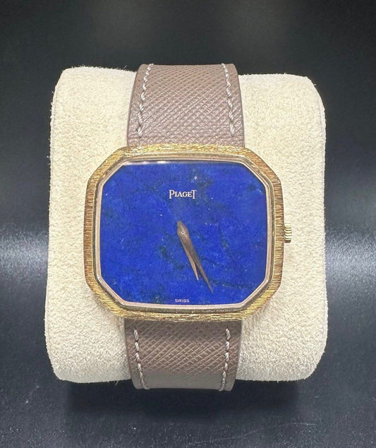 Piaget Lapis Lazuli Dial 29mm Manual Wind 18K Yellow Gold