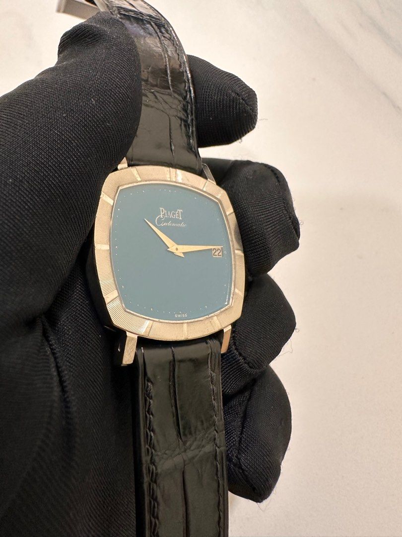 Piaget Rare “Tiff & Co.”-Coloured (“Stella”) Lacquered Dial 18K White Gold