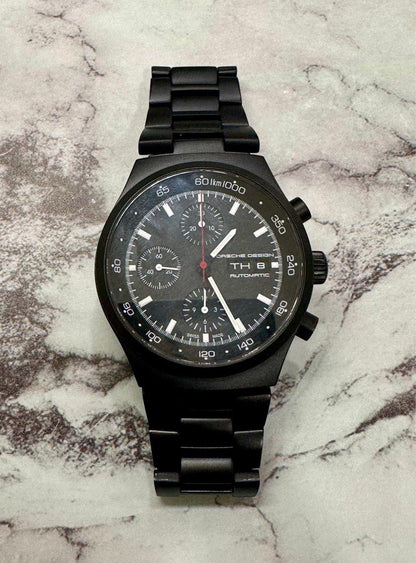 Porsche Design Black Chronograph Day-Date Ref: P6511 40mm