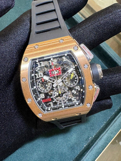 Richard Mille Felipe Massa Ref: RM011 RM Serviced Mar 2026 50mm 18K Rose Gold 50mm