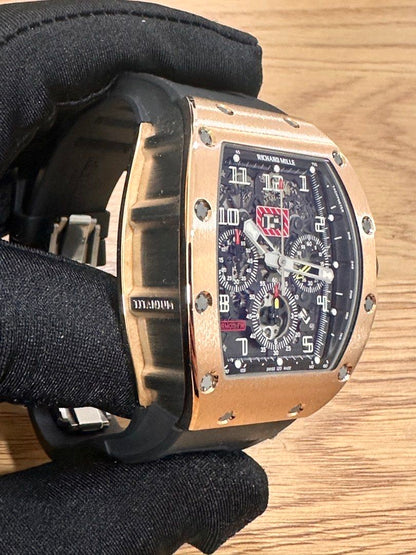 Richard Mille Felipe Massa Ref: RM011 RM Serviced Mar 2026 50mm 18K Rose Gold 50mm