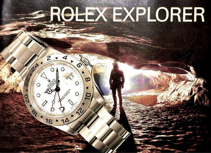 Rolex 16570 Explorer II “Polar” White Dial ŵ Warranty Papers