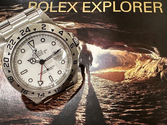 Rolex 16570 Explorer II “Polar” White Dial ŵ Warranty Papers