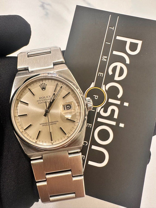 Rolex 17000 Datejust 36 OysterQuartz Silver Dial