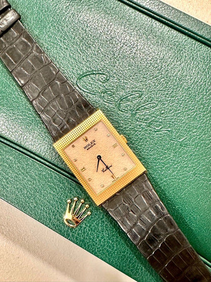 Rolex Cellini Cream Jubilee (“Computer”) Dial 25mm 18K Yellow Gold