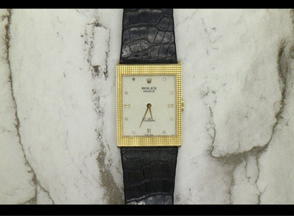 Rolex Cellini Cream Jubilee (“Computer”) Dial 25mm 18K Yellow Gold