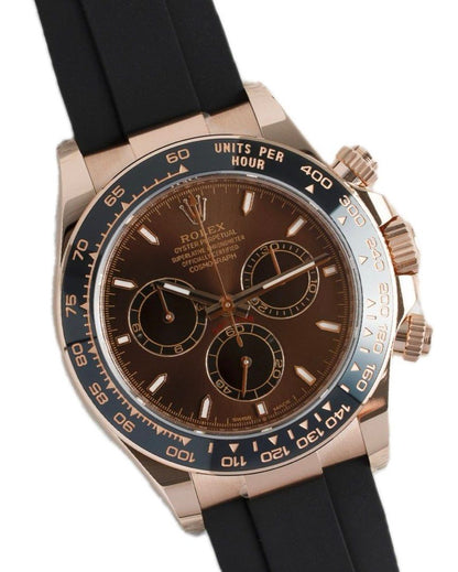 Rolex Cosmograph Daytona Oysterflex “Chocolate” Ref: 126515LN 18K Rose Gold Dated 2025