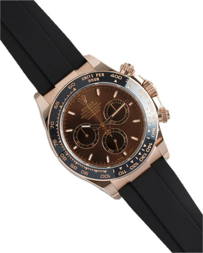 Rolex Cosmograph Daytona Oysterflex “Chocolate” Ref: 126515LN 18K Rose Gold Dated 2025