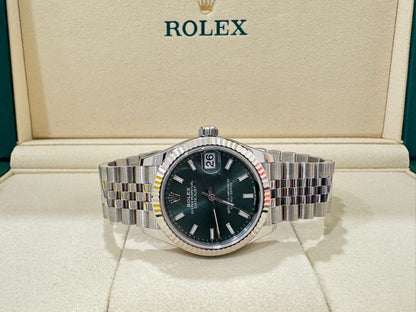 Rolex DateJust 31 Ref: 278274 Brand New Mint Green Dial Current Date 2025