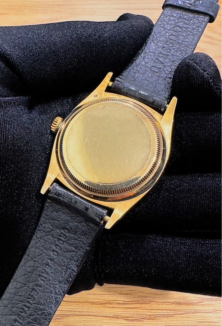 Rolex DateJust 36 “Ovettone“ Ref: 6305/1 14K Yellow Gold “SWISS Only” Dial