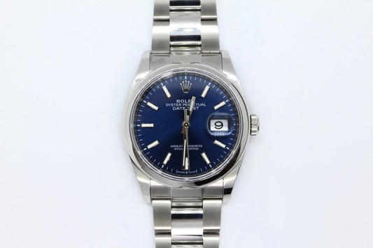 Rolex DateJust 36 Ref: 126200 Blue Dial Unworn
