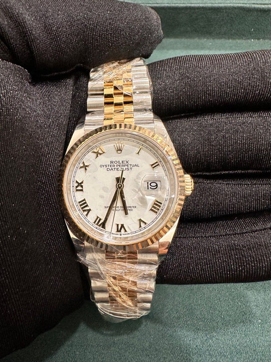 Rolex DateJust 36 Ref: 126233 Two-Tone White Dial New Unworn