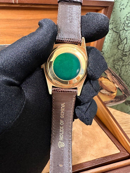 Rolex DateJust 36 Ref: 16018 RARE🔥Cream-Coloured Boiler Gauge 18K Yellow Gold Full Set