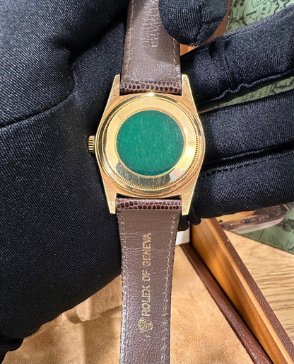 Rolex DateJust 36 Ref: 16018 RARE🔥Cream-Coloured Boiler Gauge 18K Yellow Gold Full Set