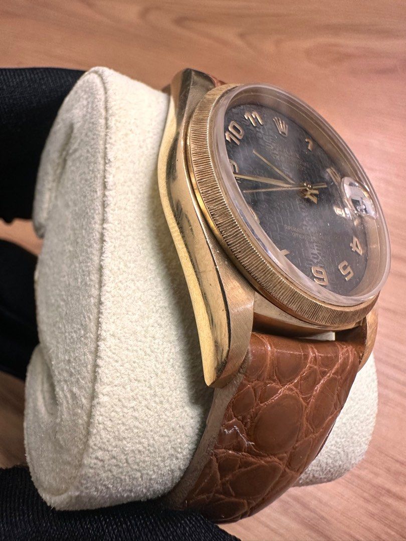 Rolex DateJust 36 Ref: 16078 18K Yellow Gold Ash-Black “Computer” Dial