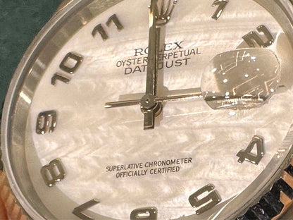 Rolex Datejust 36 Ref: 16234 White Mother Of Pearl Dial