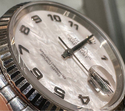 Rolex Datejust 36 Ref: 16234 White Mother Of Pearl Dial
