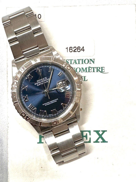 Rolex DateJust 36 Ref: 16264 Metallica Blue Dial