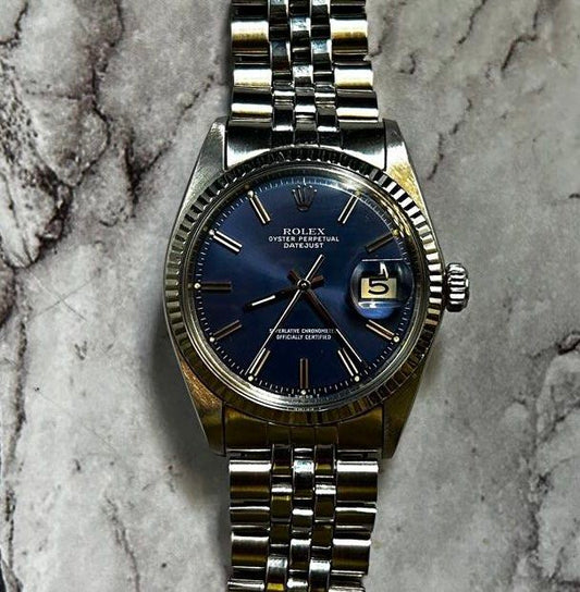 Rolex DateJust Ref: 1601 Rare “Lavender Blue” Dial