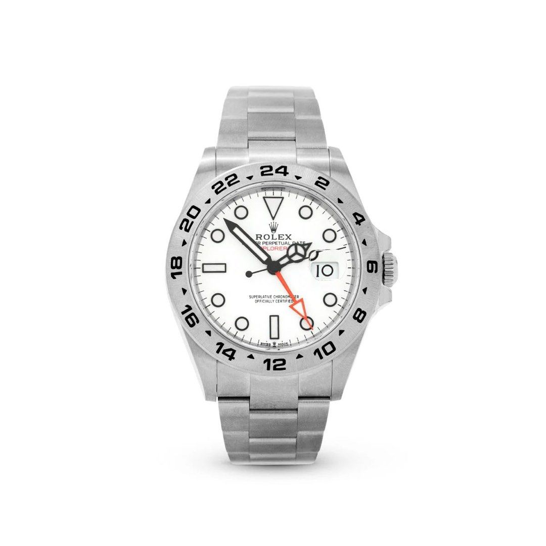 Rolex Explorer II Ref: 226570 Brand New Unworn White Polar 42mm Dated 2026 Full Set