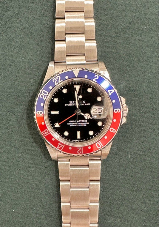 Rolex GMT-Master II Ref: 16710 “Pepsi” T-Dial 1996 🔥Fire Deal🔥