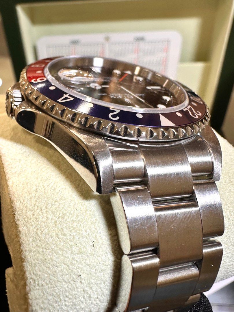 Rolex GMT-Master II Ref: 16710 “Pepsi” RARE 3186 Last 5-Digit Untouched Case Full Set