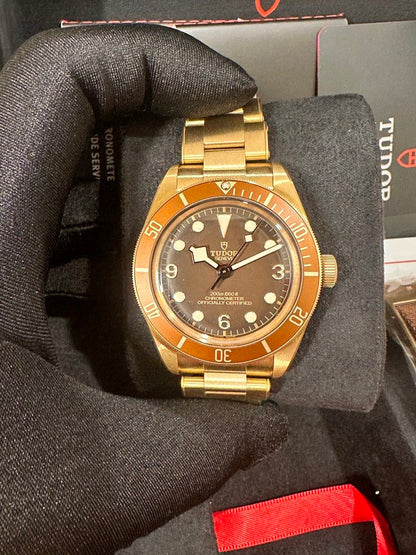 Tudor Black Bay 58 Bronze Ref: 79012M Brown Dial & Insert 39mm New Old Stock Dec 2021 Full Set
